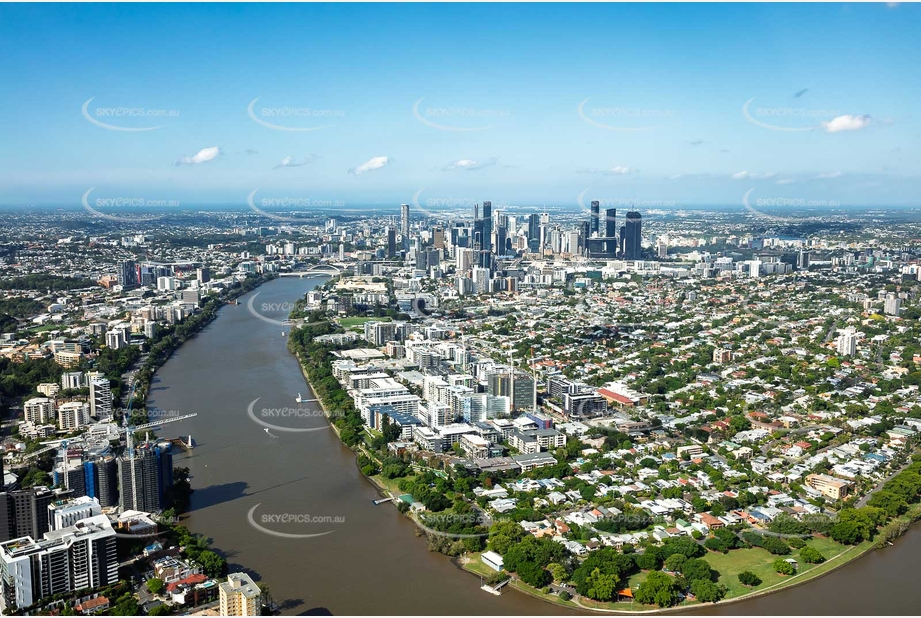 Aerial Photo West End QLD Aerial Photography