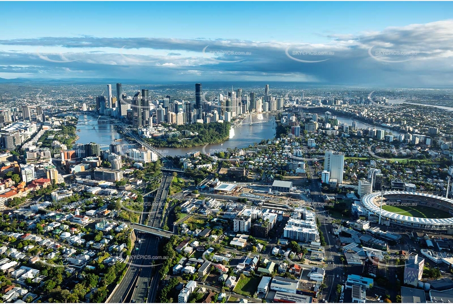 Aerial Photo Woolloongabba QLD Aerial Photography