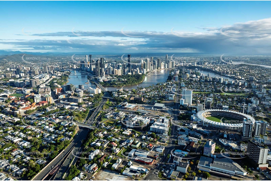 Aerial Photo Woolloongabba QLD Aerial Photography