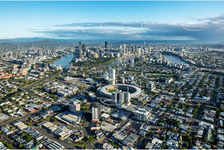 The Gabba at Woolloongabba QLD Aerial Photography