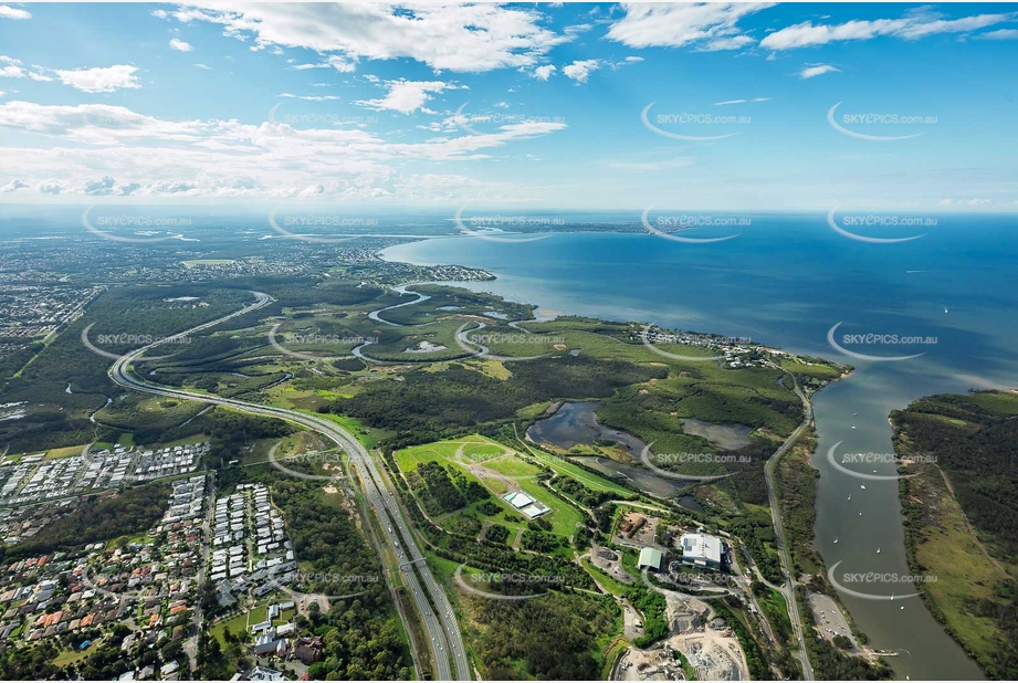 Aerial Photo Nudgee Beach QLD Aerial Photography