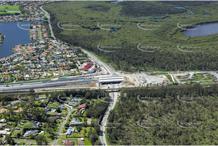 Aerial Photo Coomera Connector at Helensvale Road