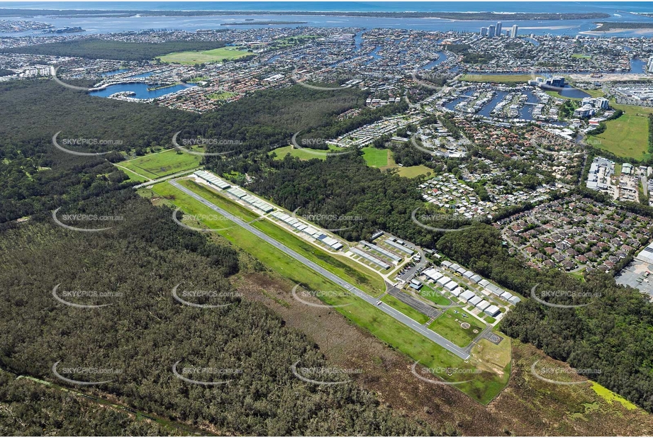 Aerial Photo Southport (Mason Field) Airfield Coombabah QLD Aerial Photography