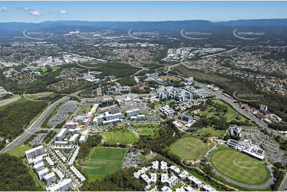 Aerial Photo Gold Coast University Hospital Southport