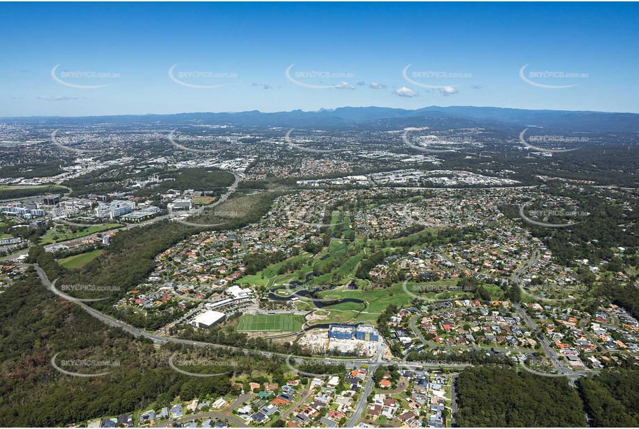 Aerial Photo Parkwood International Golf Course Gold Coast