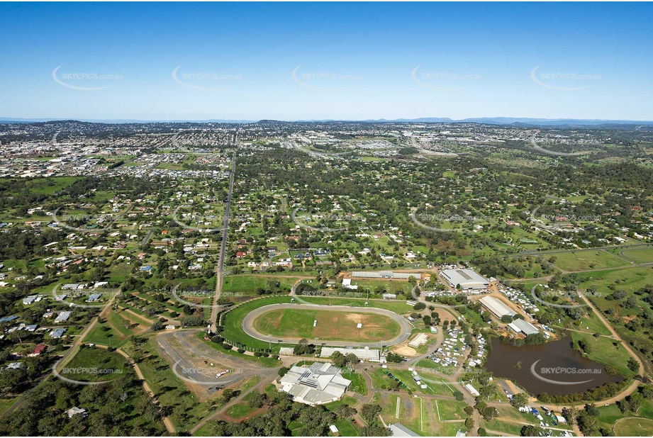Aerial Photo Toowoomba Showgrounds Glenvale QLD