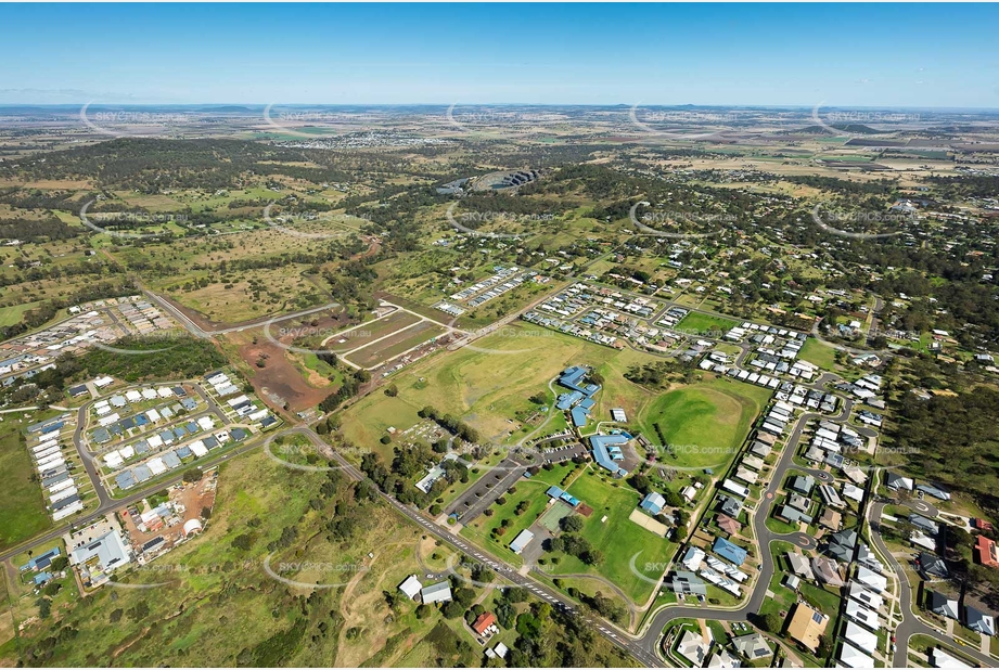 Aerial Photo Darling Downs Adventist College Glenvale QLD Aerial Photography