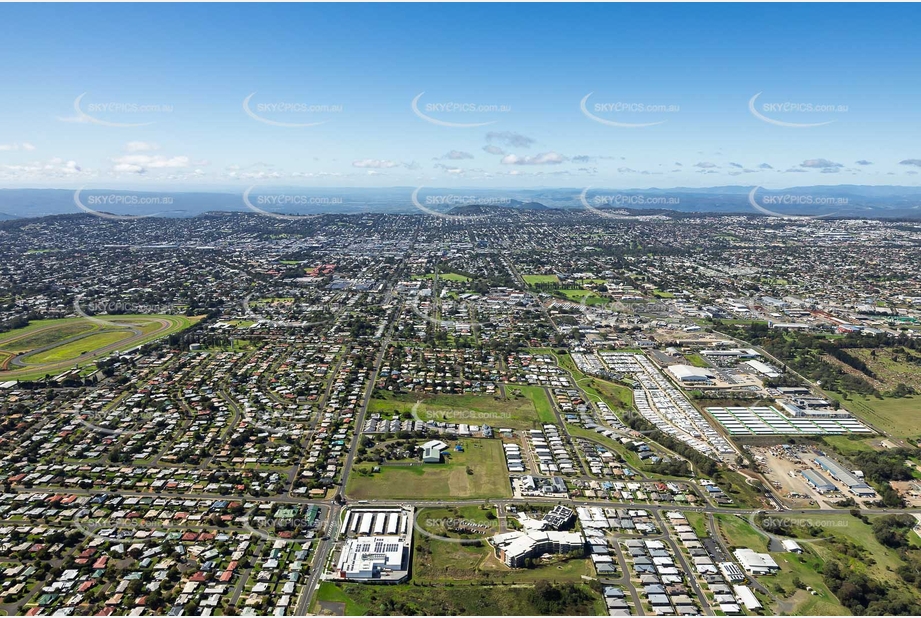Aerial Photo Harristown QLD Aerial Photography