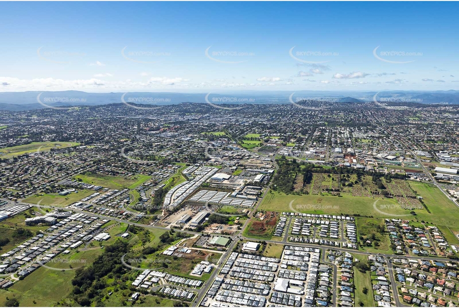 Aerial Photo Harristown QLD Aerial Photography