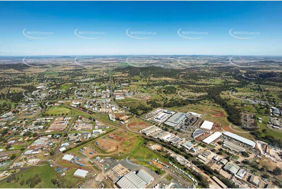 Aerial Photo Harristown QLD Aerial Photography