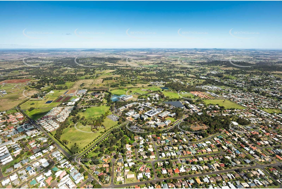 Aerial Photo University of Southern Queensland Toowoomba