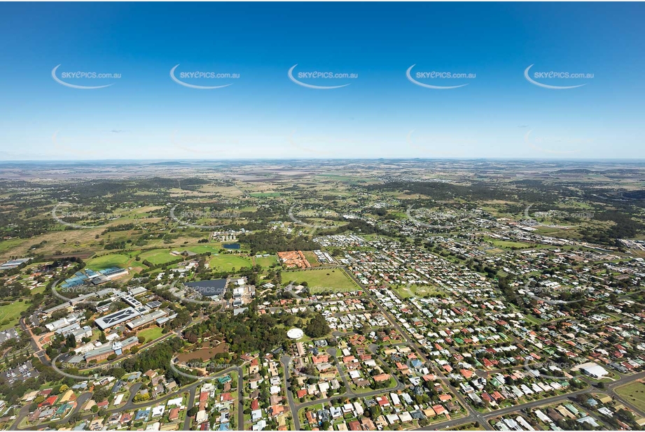 Aerial Photo Darling Heights QLD Aerial Photography