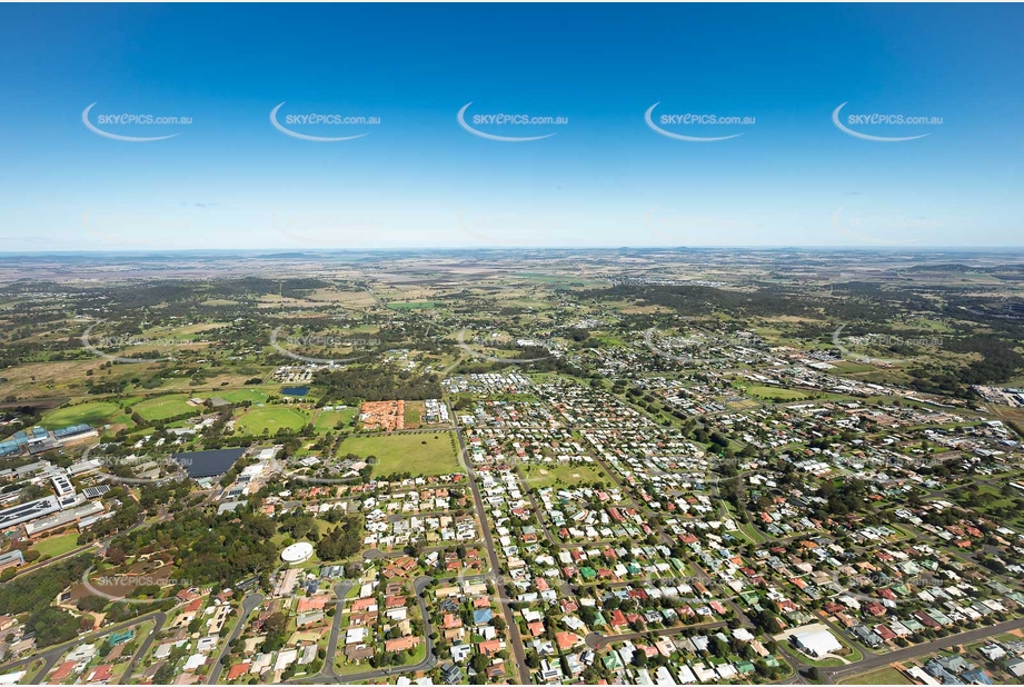 Aerial Photo Darling Heights QLD Aerial Photography