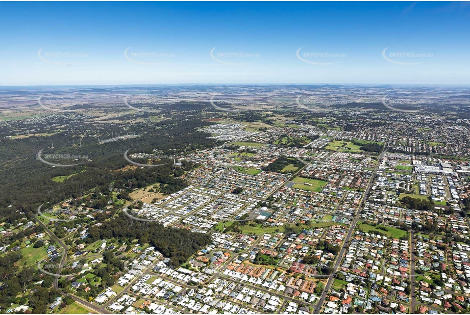 Aerial Photo Middle Ridge QLD Aerial Photography