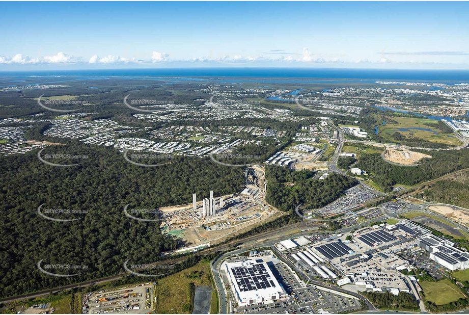 Aerial Photo Coomera Hospital Construction