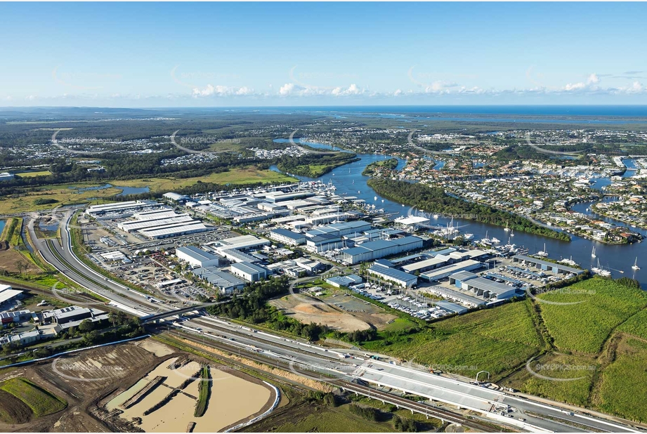 Aerial Photo Gold Coast City Marina Precinct