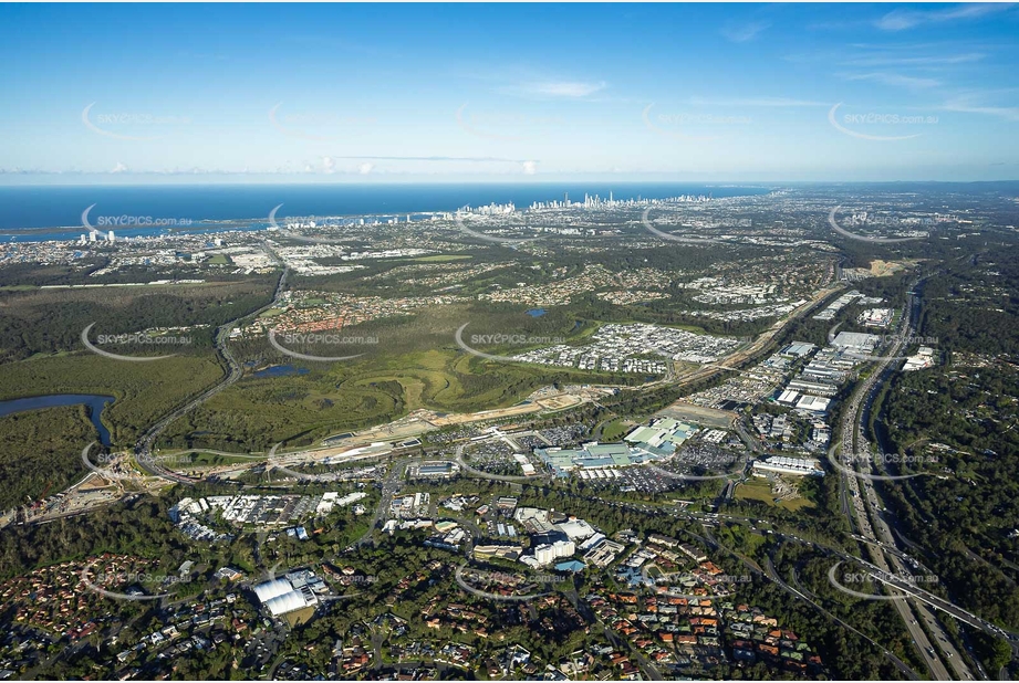 Coomera Connector Construction Helensvale QLD Aerial Photography