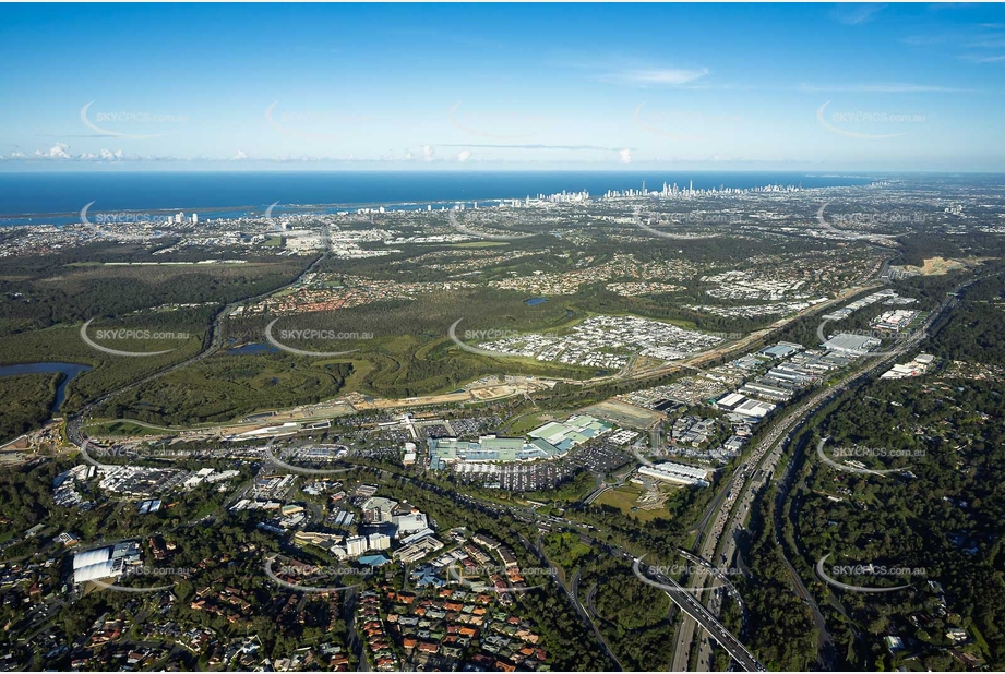 Coomera Connector Construction Helensvale QLD Aerial Photography