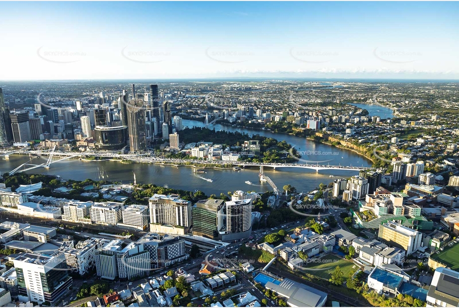 Aerial Photo South Brisbane QLD Aerial Photography