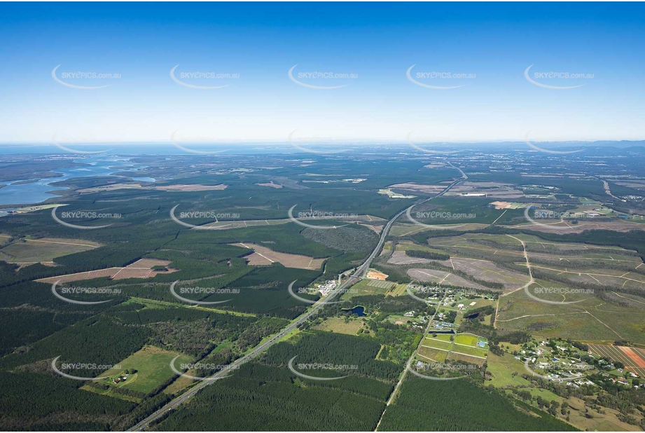 Aerial Photo Glass House Mountains QLD Aerial Photography