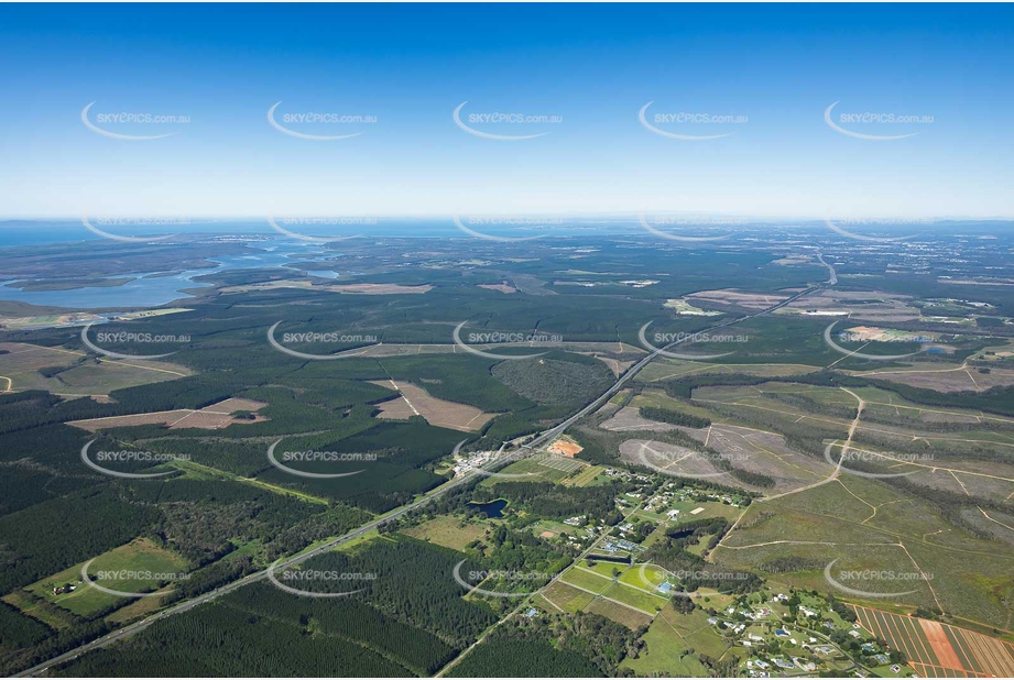 Aerial Photo Glass House Mountains QLD Aerial Photography