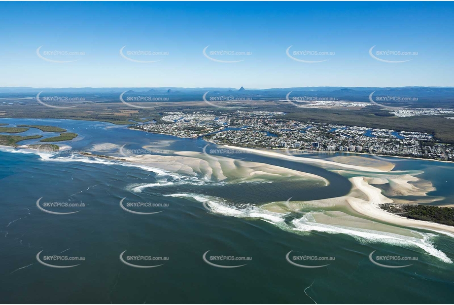 New Bribie Island Entrance At Caloundra QLD Aerial Photography