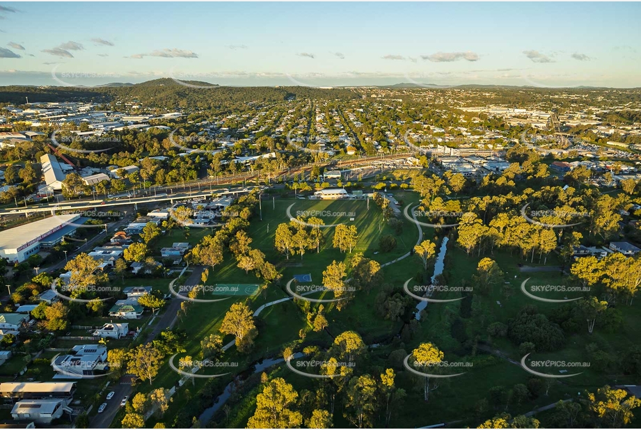 Rocklea Parklands At Sunset QLD Aerial Photography