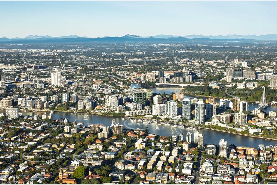 Aerial Photo New Farm QLD Aerial Photography