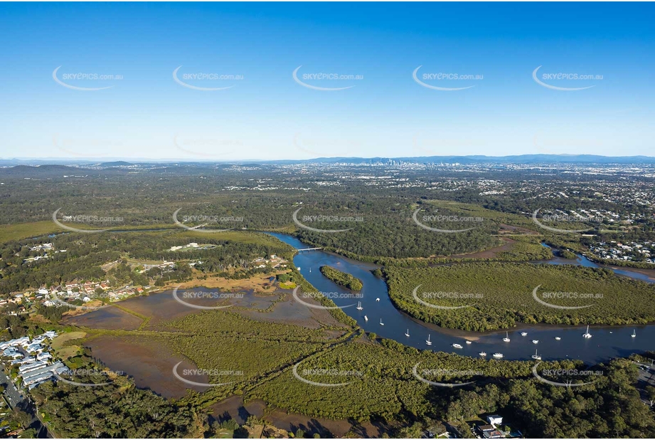 Tingalpa Creek at Thorneside QLD Aerial Photography