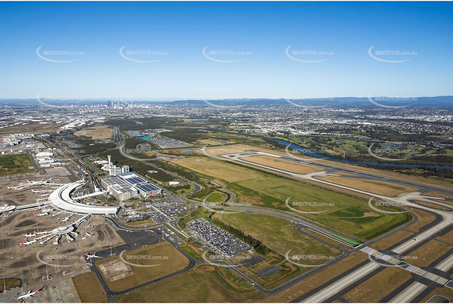 Aerial Photo Brisbane Airport QLD Aerial Photography