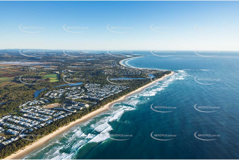Sunrise Aerial Photo Kingscliff NSW Aerial Photography