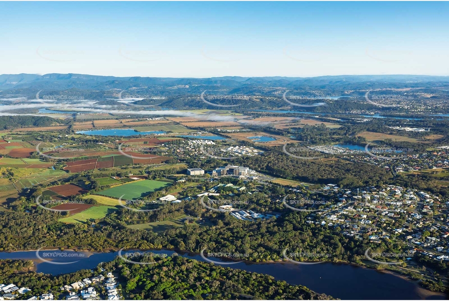 Sunrise Aerial Photo Kingscliff NSW Aerial Photography