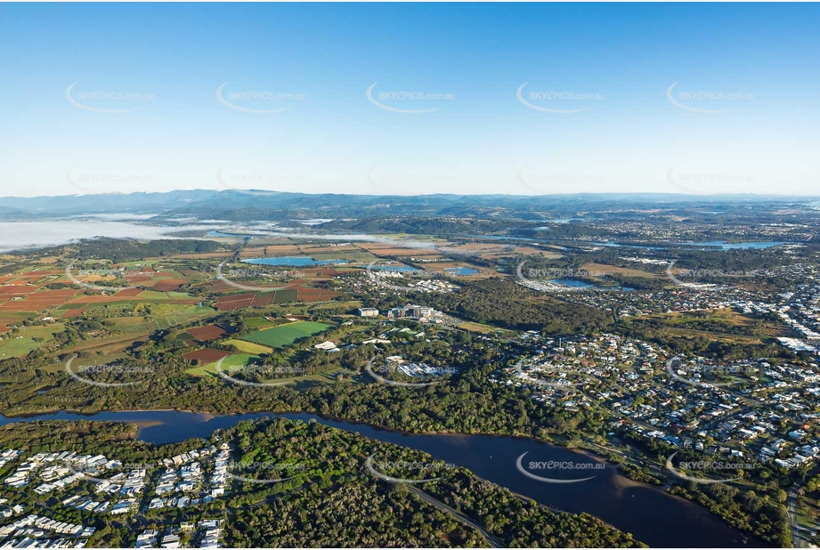 Sunrise Aerial Photo Kingscliff NSW Aerial Photography