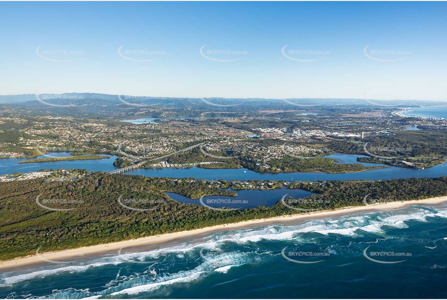Sunrise Aerial Photo Fingal Head NSW Aerial Photography