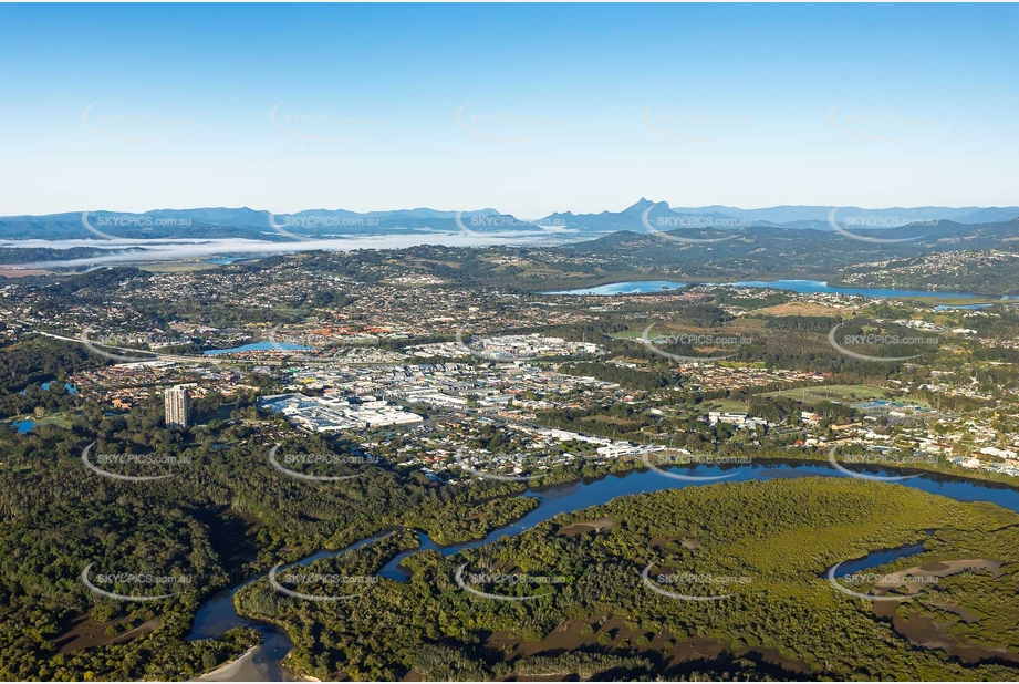 Sunrise Aerial Photo Tweed Heads South NSW Aerial Photography
