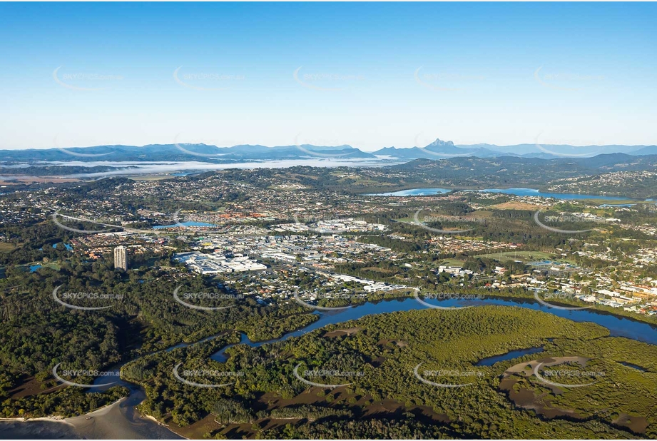 Sunrise Aerial Photo Tweed Heads South NSW Aerial Photography