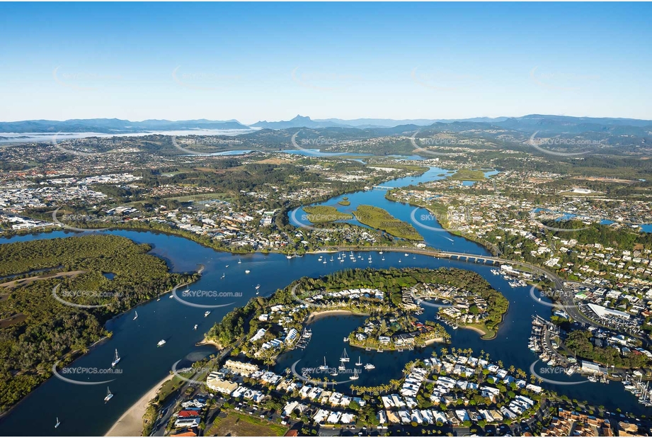 Sunrise Aerial Photo Tweed Heads NSW Aerial Photography