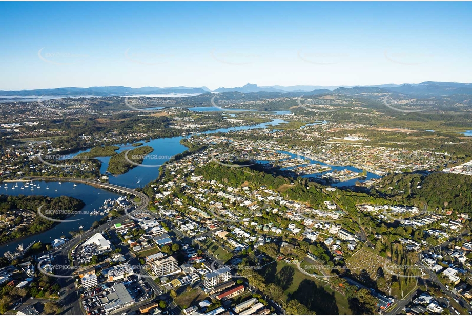 Sunrise Aerial Photo Tweed Heads NSW Aerial Photography