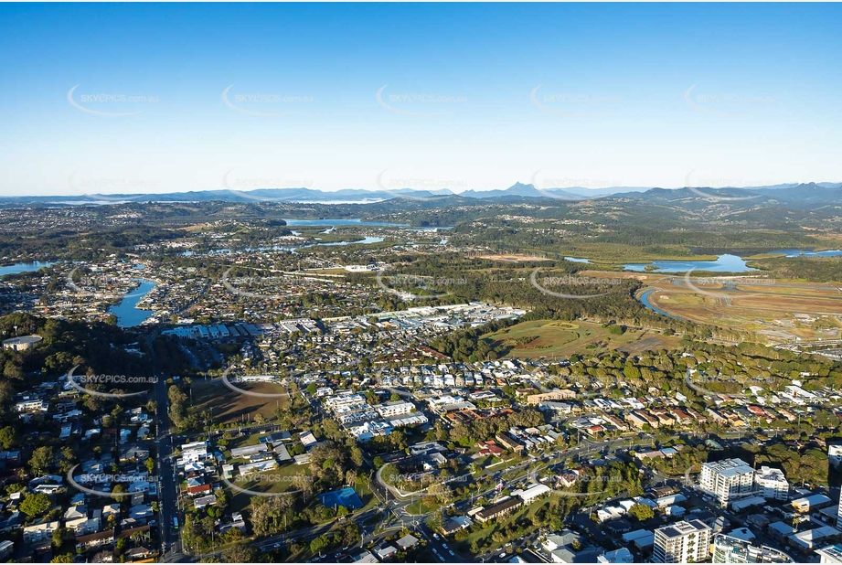 Sunrise Aerial Photo Coolangatta QLD Aerial Photography