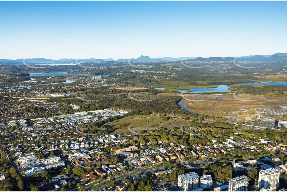 Sunrise Aerial Photo Coolangatta QLD Aerial Photography