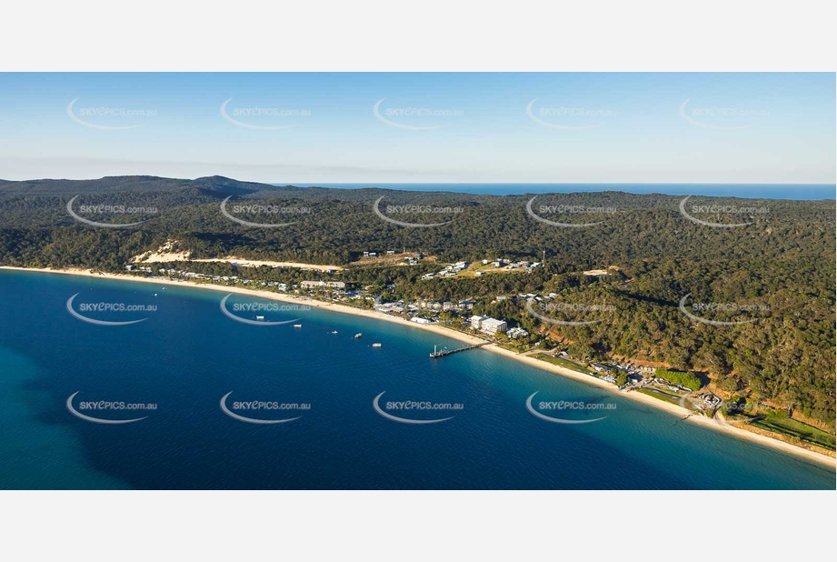 Tangalooma Resort Moreton Island QLD Aerial Photography
