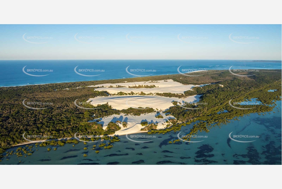 Little Sandhills Moreton Island QLD Aerial Photography