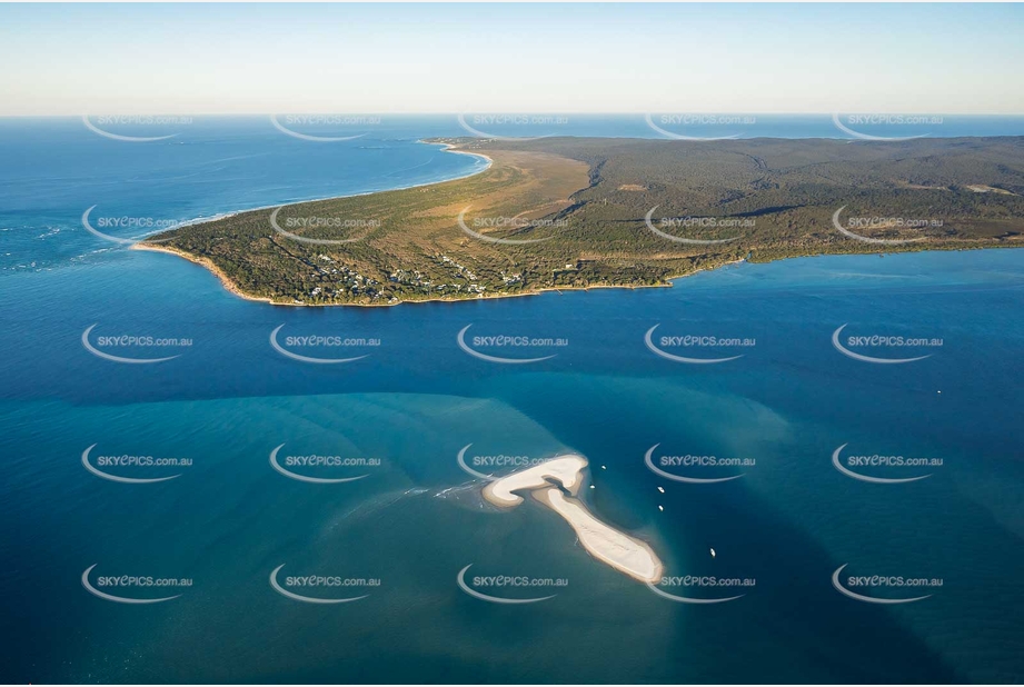 A Sand Island near Amity Point Moreton Bay QLD Aerial Photography