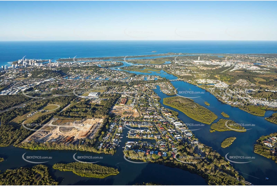 Aerial Photo Tweed Heads West NSW Aerial Photography
