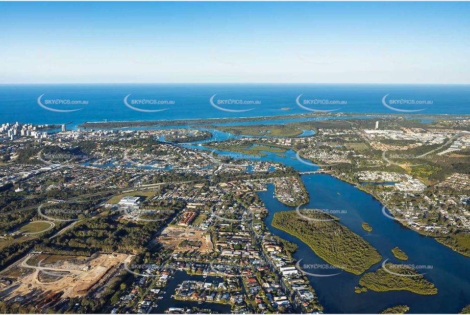 Aerial Photo Tweed Heads West NSW Aerial Photography