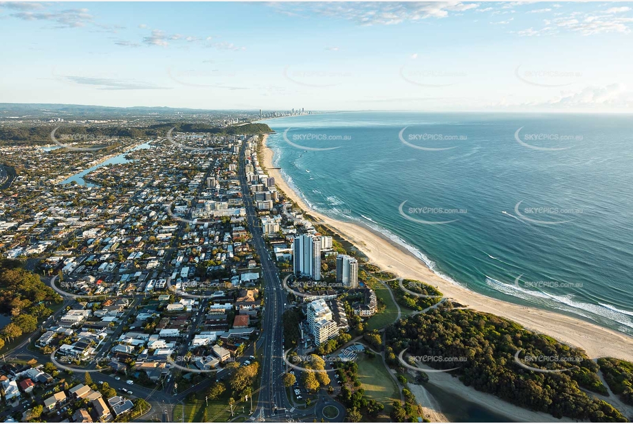 Sunrise Aerial Photo Palm Beach QLD Aerial Photography