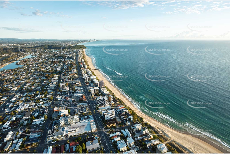 Sunrise Aerial Photo Palm Beach QLD Aerial Photography