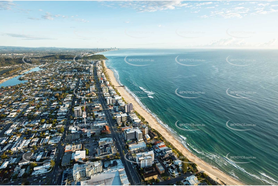 Sunrise Aerial Photo Palm Beach QLD Aerial Photography