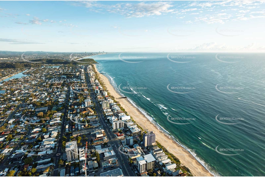 Sunrise Aerial Photo Palm Beach QLD Aerial Photography