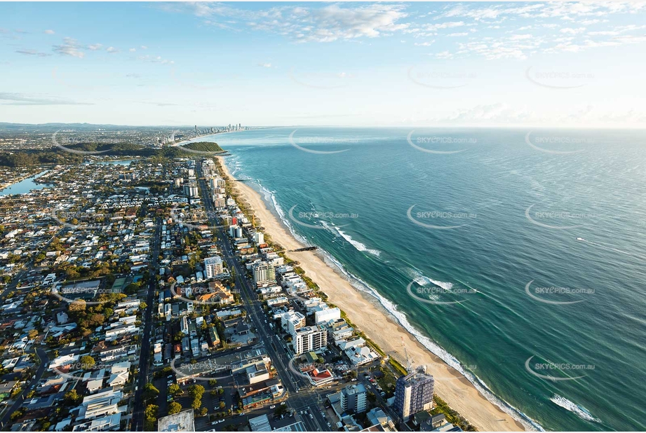 Sunrise Aerial Photo Palm Beach QLD Aerial Photography